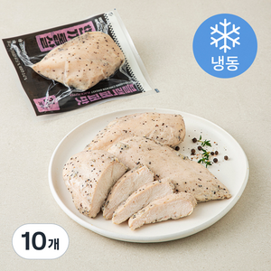 한끼통살 시즈닝 닭가슴살 블랙페퍼맛 (냉동), 100g, 1개입, 10개
