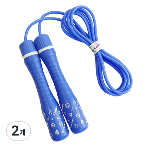 김수열줄넘기 뉴롱키 SY-004, 파랑, 240cm, 2개