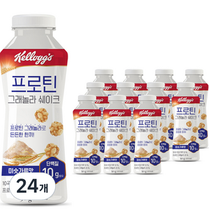 켈로그 프로틴그래놀라 쉐이크 미숫가루맛 시리얼, 50g, 24개