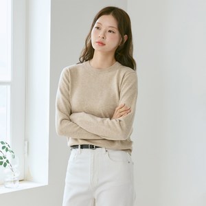 210에디트 남녀공용 라운드넥 말랑 니트 ZZ4SW070