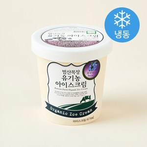 범산목장 유기가공식품인증 아이스크림 블루베리 (냉동)