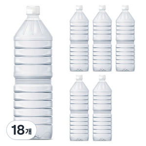 물하나 eco 생수 무라벨, 1L, 18개