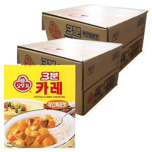 오뚜기3분 카레 약간매운맛, 200g, 48개