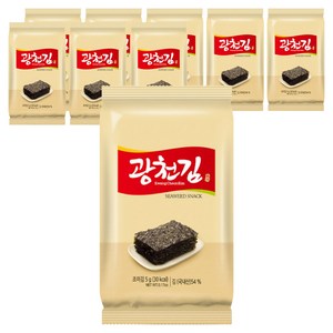 광천김 참 재래 도시락김, 5g, 9개