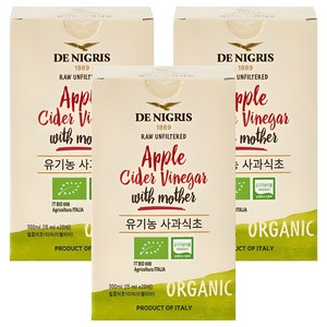 데니그리스 유기농 사과식초 스틱 20p, 300ml, 3개