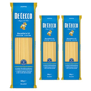 데체코 부카티니 파스타면, 500g, 3개