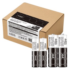 홈플래닛 알카라인 건전지 패밀리팩 AA + AAA, 64개입, 1세트