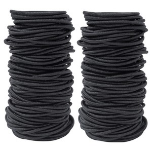 키에 고무줄 헤어밴드 간편보관 무지 짱짱한 대용량 머리끈 100P 2mm