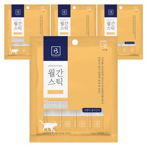브리더랩 하루에 하나씩 월간스틱 고양이 간식, 닭가슴살, 330g, 4개