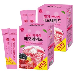 우리차 딸기 아사이 레모네이드 분말