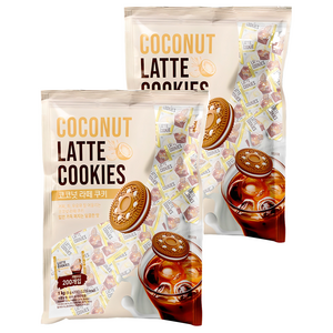 코코넛 라떼 쿠키, 1kg, 2개