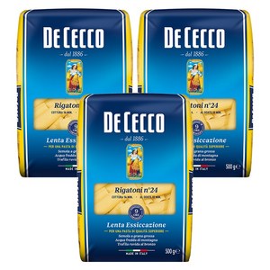 데체코 리가토니, 500g, 3개