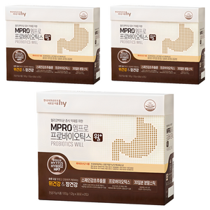 엠프로 프로바이오틱스 윌 플러스 유산균, 120g, 3개