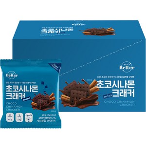 잇츠베러 초코시나몬 크래커 미니, 28g, 10개