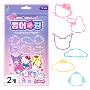 아텍스 산리오 캐릭터즈 썸머링 야외 팔찌 30p, 혼합색상, 2개