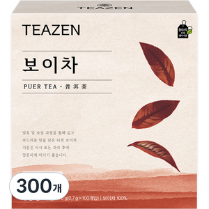 티젠 보이차 티백, 0.7g, 100개입, 3개