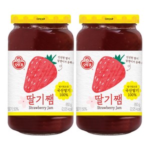 오뚜기 딸기쨈, 850g, 2개