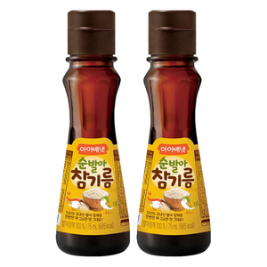 아이배냇 순 발아 참기름, 참깨, 75ml, 2개