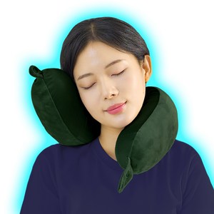 지티스 양면 기내용 여행용 목베개