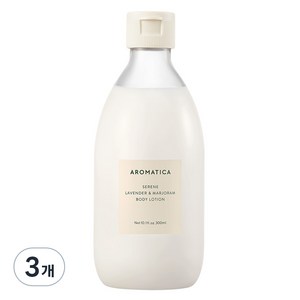 아로마티카 서렌 바디로션 라벤더 앤 마조람, 300ml, 3개