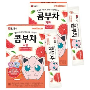 담터 포켓몬 콤부차 자몽