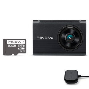 파인뷰 전후방 FHD HD 2채널 블랙박스 GPS 안테나 X6 POWER, 32GB, 본품 + GPS안테...