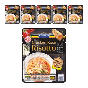 오뚜기 프레스코 치킨로제리조또, 6개, 250g