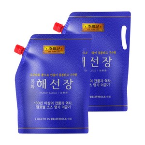 이금기 중화 해선장 스파우트팩, 2kg, 2개