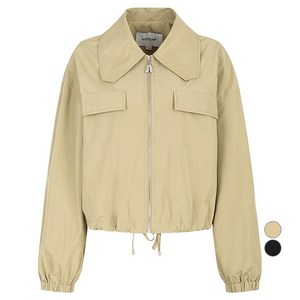 나이스클랍 여성용 드로우스트링 크롭 점퍼 N242MWU307