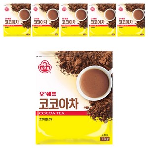 오뚜기 오쉐프 코코아차, 1kg, 1개입, 6개