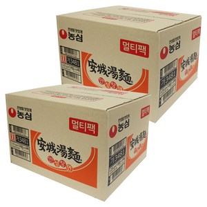 농심 안성탕면 125g, 80개, (5개입 X 8팩 X 2박스)