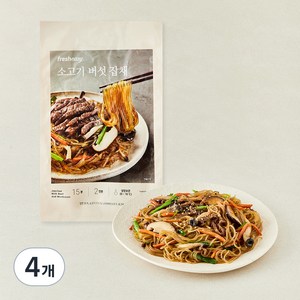 프레시지 소고기버섯잡채 2인분, 285.5g, 4개