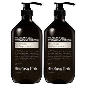 나드 블랙시드 탈모 샴푸, 1L, 2개
