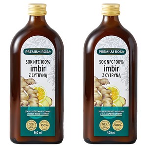 프리미엄로사 생강레몬원액, 500ml, 2개