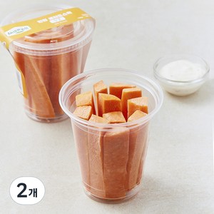 All바른농장 한컵 샐러드스틱 당근, 180g, 2개
