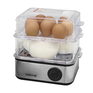 키친아트 라팔 사각 2단 멀티 스티머 달걀찜기