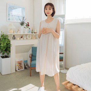 도씨 여성용 민소매 잠옷 원피스 D3954