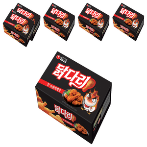 농심닭다리 핫 숯불바베큐 맛, 66g, 6개