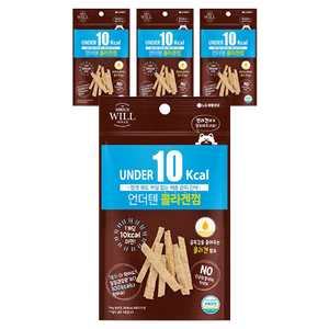 LG생활건강 강아지 시리우스 윌 언더텐 콜라겐껌, 콜라겐, 20g, 4개