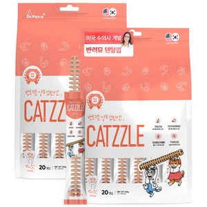 닥터페트라 캣즐 껌, 연어맛, 140g, 2개