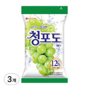 청포도 캔디, 153g, 3개