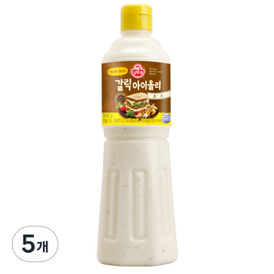 오뚜기 갈릭 아이올리 소스, 930g, 5개