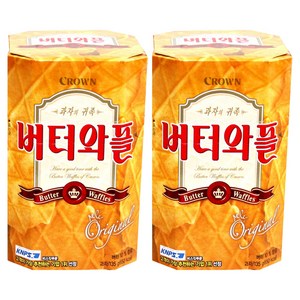 크라운 버터와플, 135g, 2개