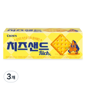 크라운 치즈샌드리치, 45g, 3개