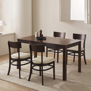 삼익가구 그로바 원목 식탁 + 의자 4P 세트 4인용 방문설치