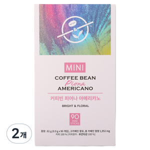 커피빈 피어나 아메리카노, 90개입, 900mg, 2개