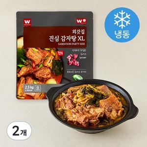 외갓집 진심 감자탕 XL (냉동), 2.5kg, 2개
