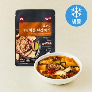 외갓집 진심 차돌 된장찌개 (냉동), 600g, 4개