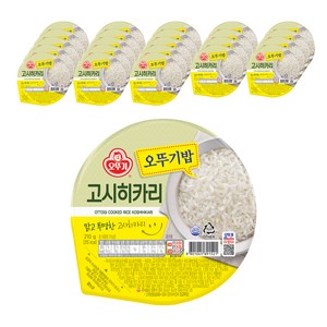 오뚜기 맛있는 밥 고시히카리, 210g, 24개