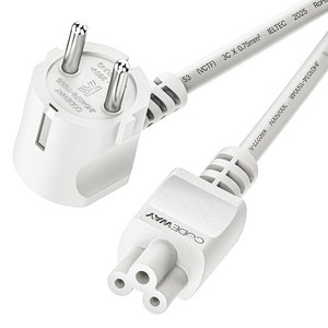 코드웨이 국산 AC 크로바 코드 전원케이블 화이트